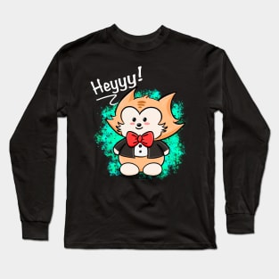 Cat in Tux Long Sleeve T-Shirt